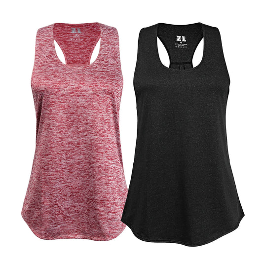 Women Sleeveless Racerback Yoga Tank Top