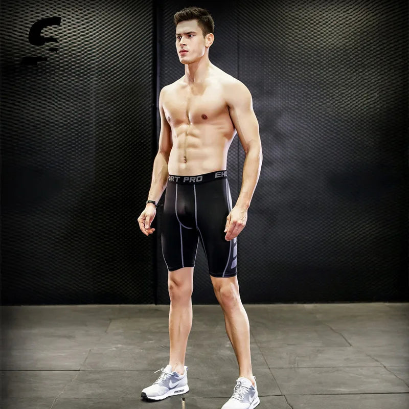 Men Compression Gym Shorts