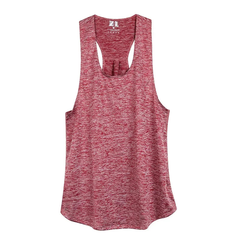 Women Sleeveless Racerback Yoga Tank Top