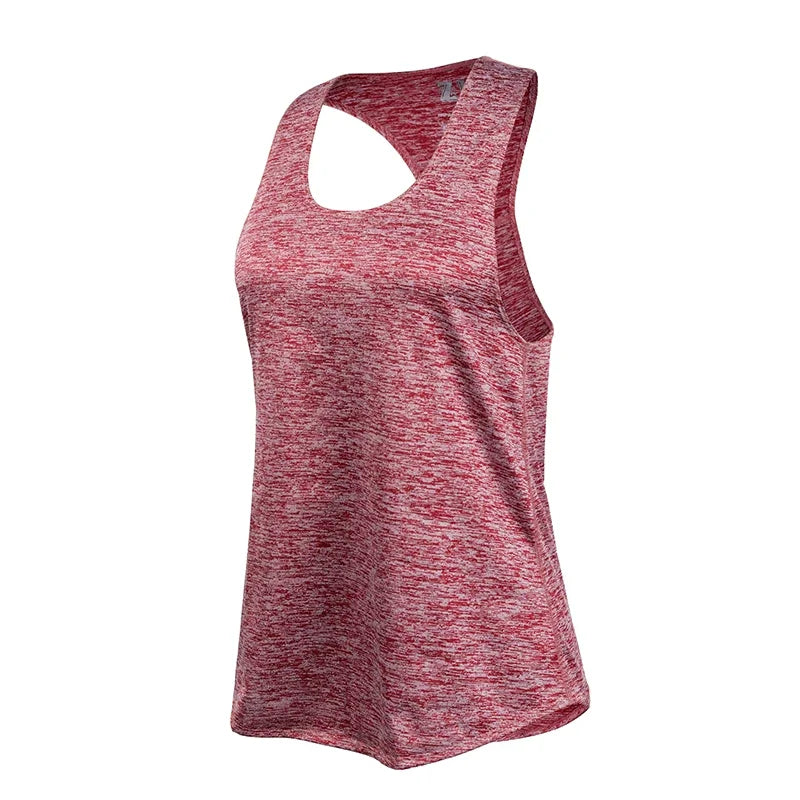 Women Sleeveless Racerback Yoga Tank Top