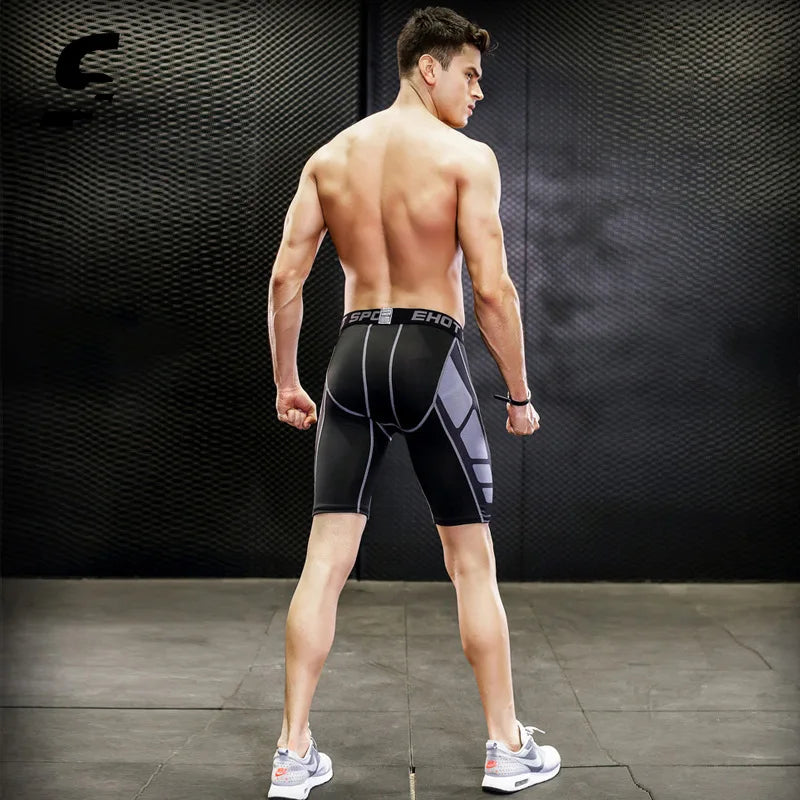 Men Compression Gym Shorts