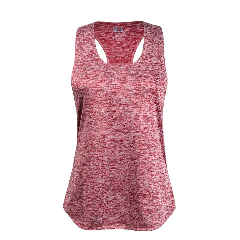 Women Sleeveless Racerback Yoga Tank Top